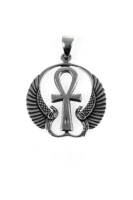 Pandantiv ankh inaripat Argint - 1