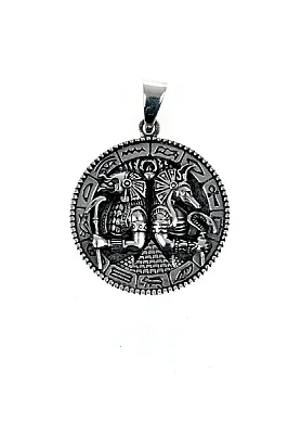 Pandantiv Horus si Anubis Argint - 1