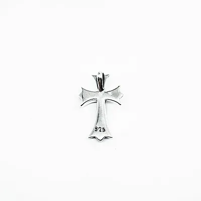 Pandantiv gotic cruce bulina s Argint - 2