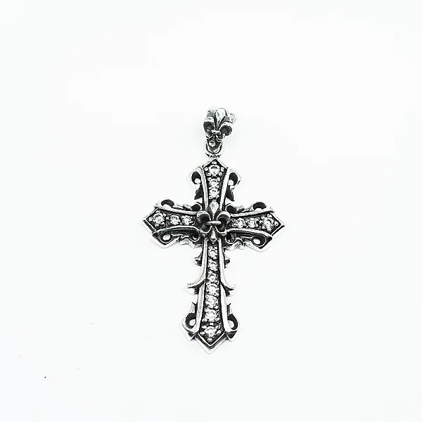 Pandantiv cruce Fleur de Lys mst Argint