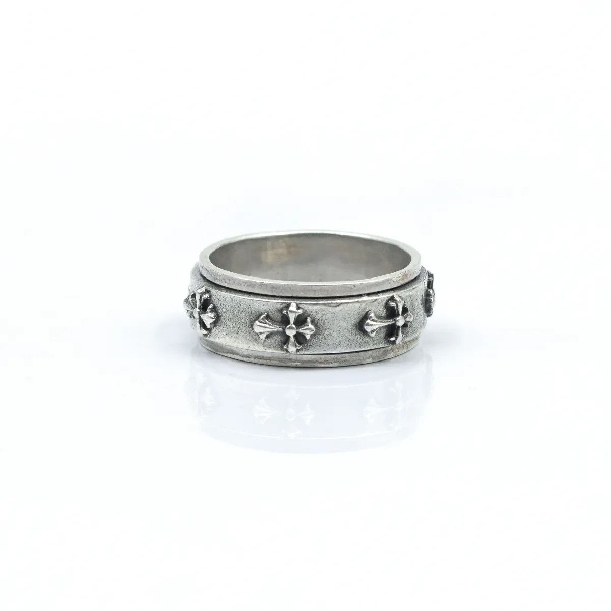 Verigheta antistress cruce lunga Argint