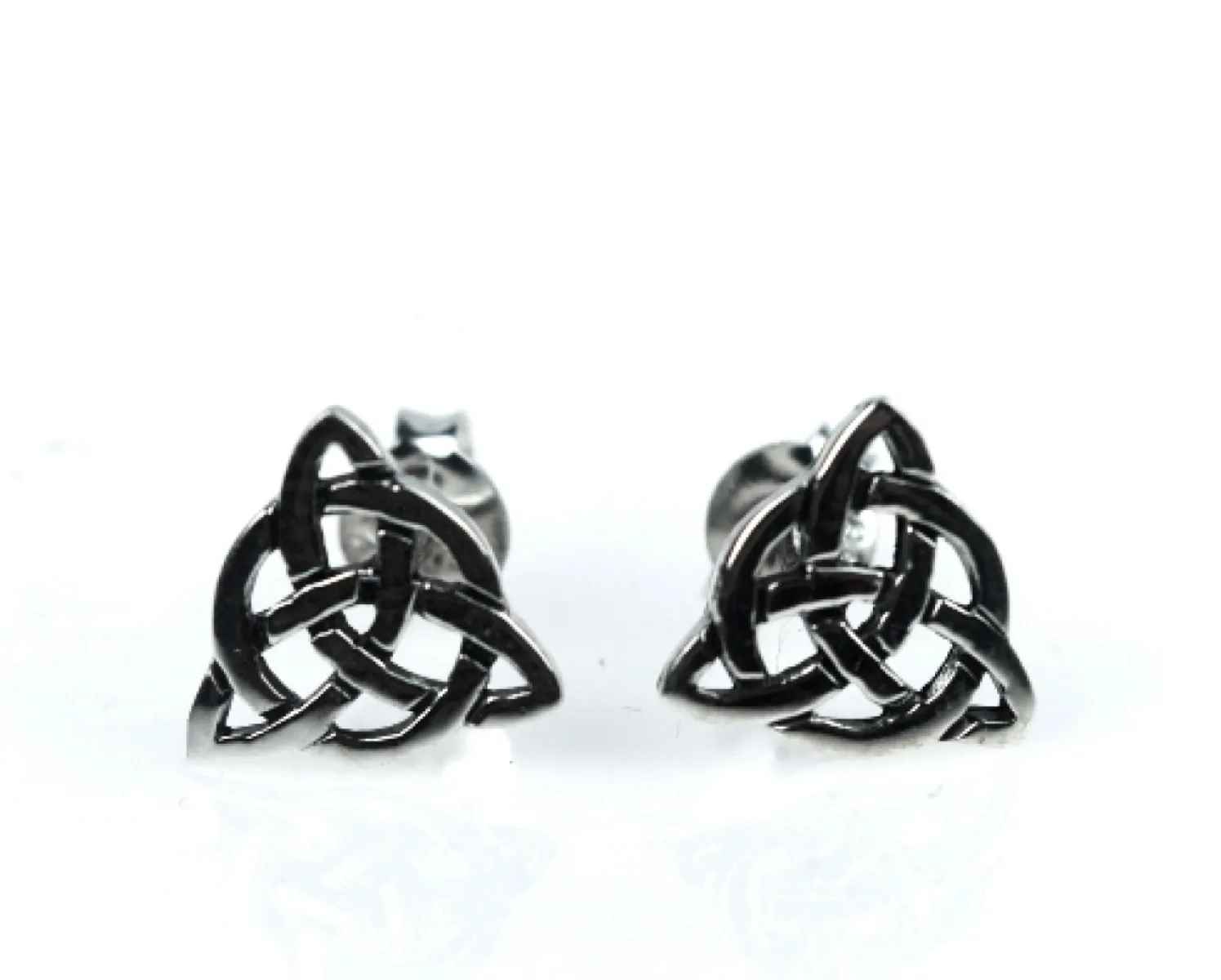 Cercei triquetra Argint