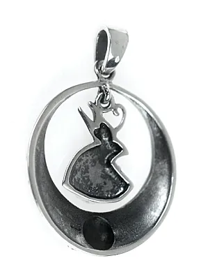 Pandantiv scarabeu inaripat Horus Argint - 2