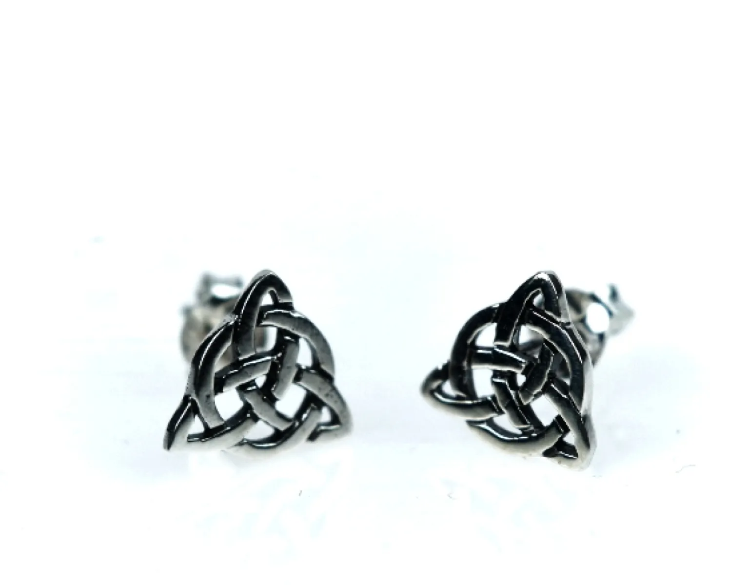 Cercei triquetra Argint