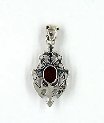 Pandantiv gotic piatra crin Argint - 5