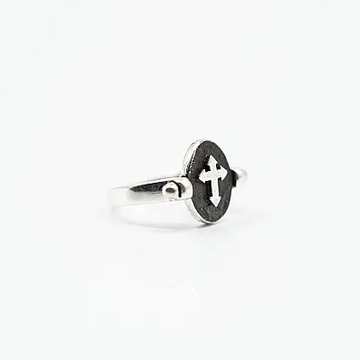 Inel rotativ religios Argint - 4