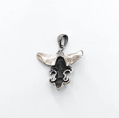Pandantiv vultur Fleur de Lys c.z Argint - 6