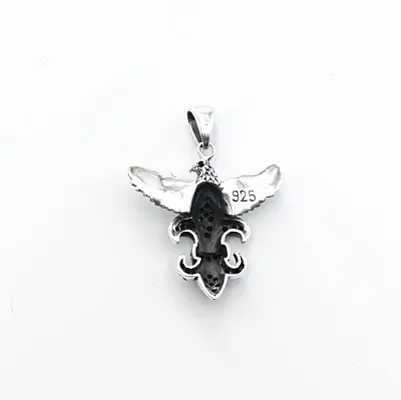 Pandantiv vultur Fleur de Lys c.z Argint - 5