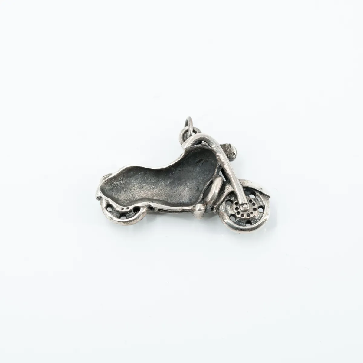 Pandantiv motocicleta hd Argint