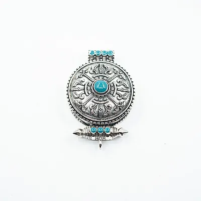 Pandantiv caseta simbol vajra Argint - 1