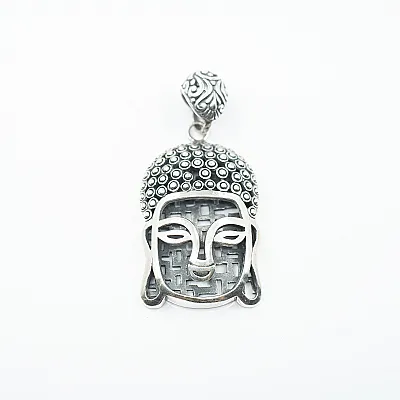 Pandantiv cap Buddha xxl Argint - 1
