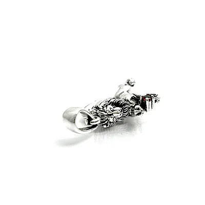Pandantiv leu regal zirconiu Argint - 3