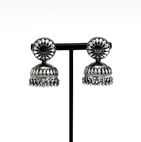 Cercei tip clopot picaturi India Argint