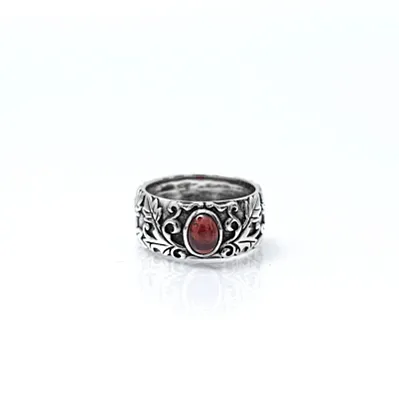 Verigheta frunze granat Argint - 1