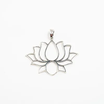 Pandantiv floare de lotus l Argint - 3