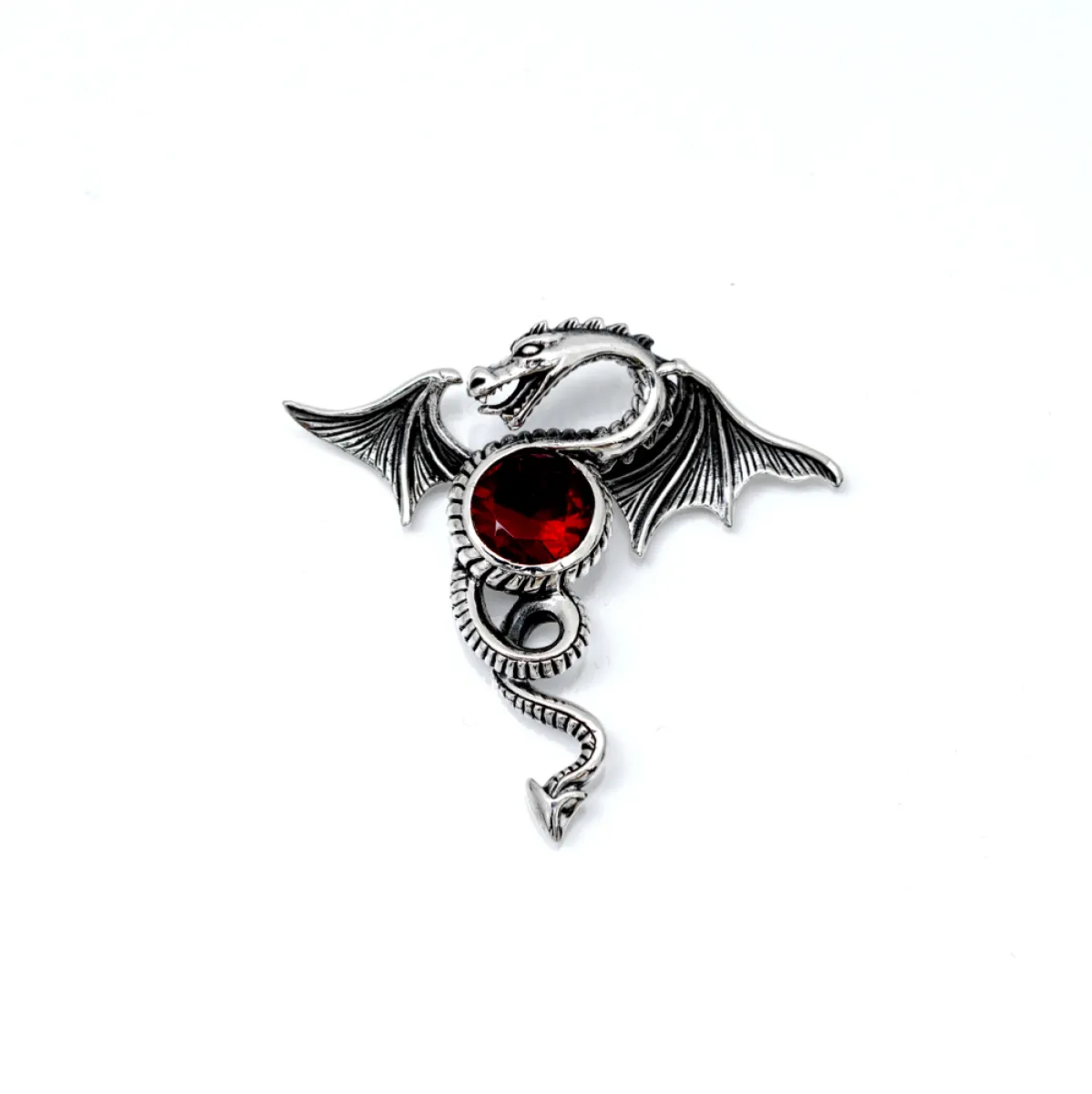 Pandantiv dragon bila de foc Argint