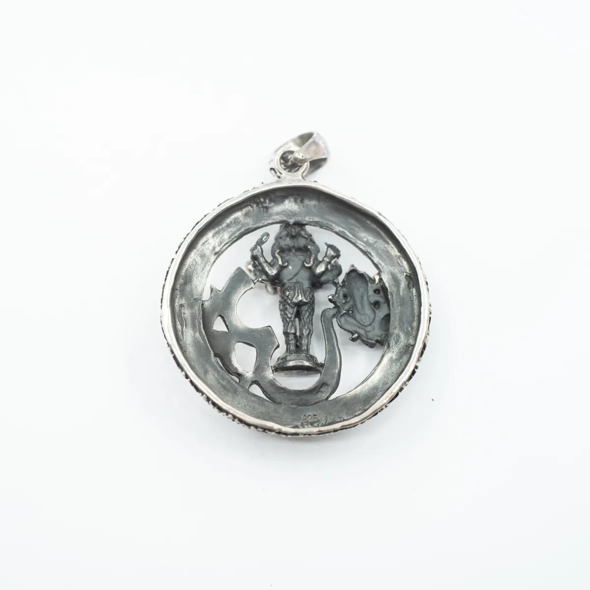 Pandantiv simbol Ganesha Aum Argint
