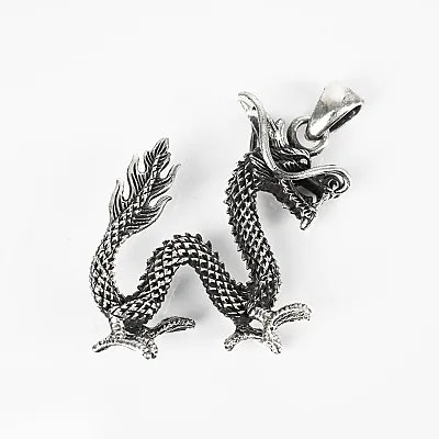 Pandantiv dragon vesel in mers Argint - 1