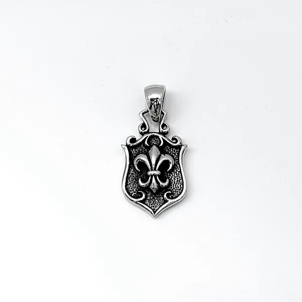 Pandantiv blazon fleur de lys Argint