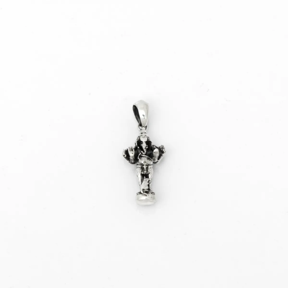 Pandantiv Ganesha soricel slim Argint