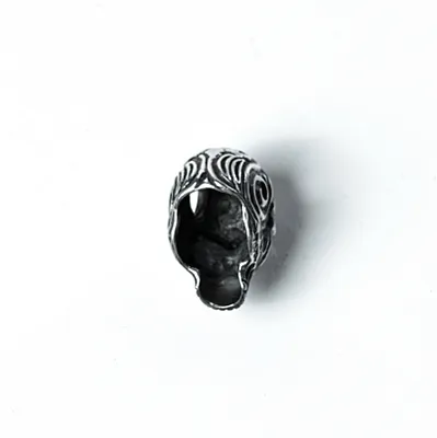 Pandantiv cap de mort spirale Argint - 3