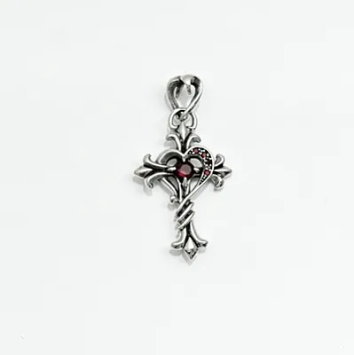 Pandantiv gotic credinta si dragoste Argint - 8