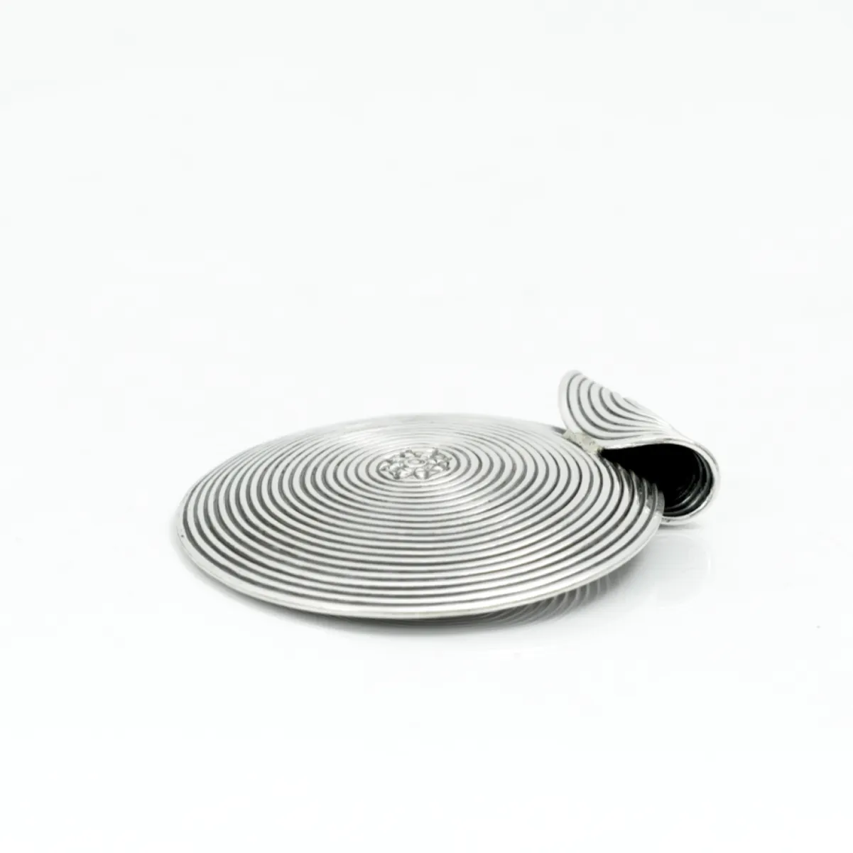 Pandantiv rotund model spirala 5cm Argint