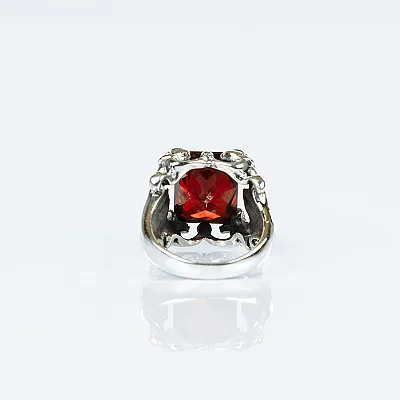 Inel gotic magic red Argint - 4