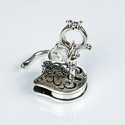 Pandant gotic lacat cheita Argint - 2