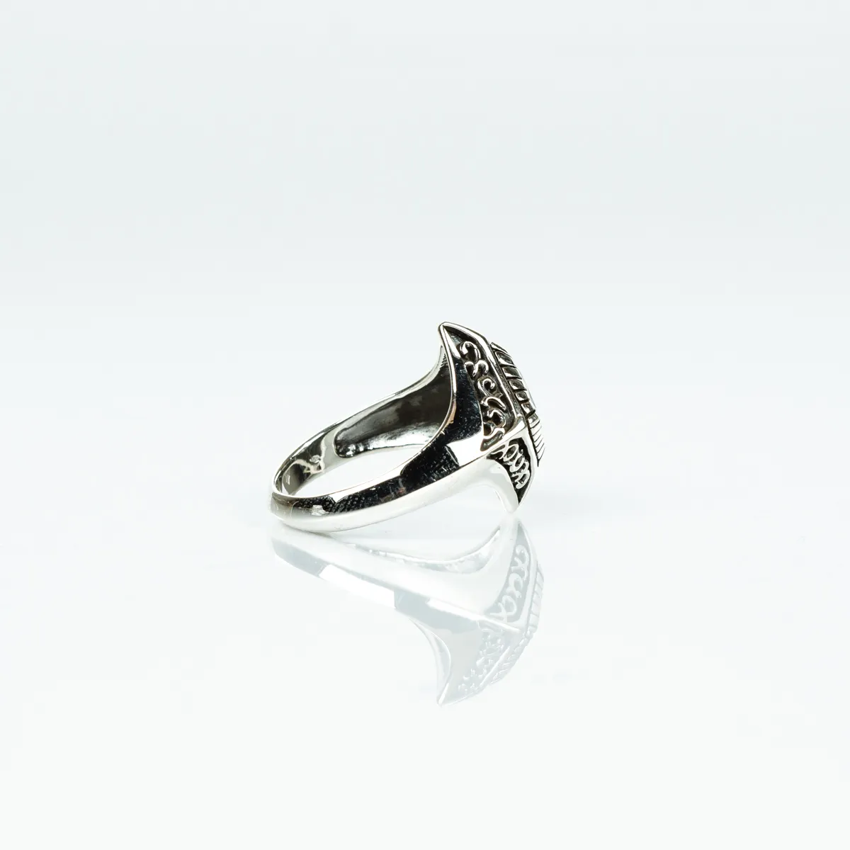 Inel romb zirconiu transparent Argint