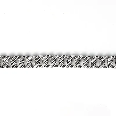Colier impletit tip panzer 15.cz Argint - 2