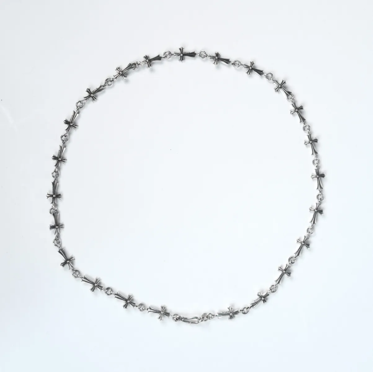 Colier cruciulite gotice Argint