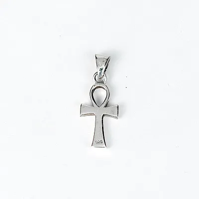 Pandantiv cruce ankh simpla s Argint - 2