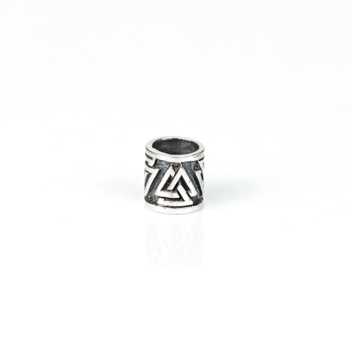 Inel de barba valknut s Argint