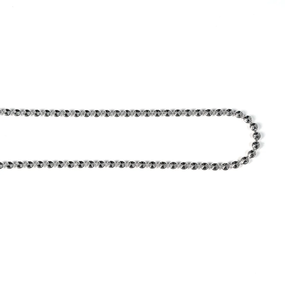 Lant star bead 300 diamantat Argint
