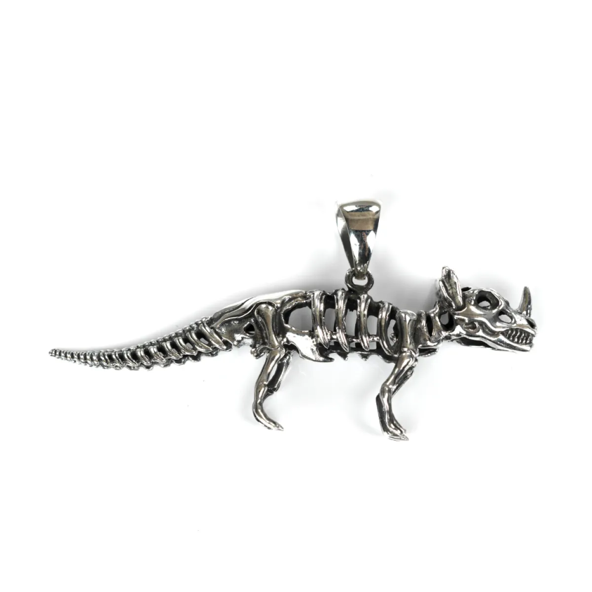 Pandantiv schelet de dinozaur Argint