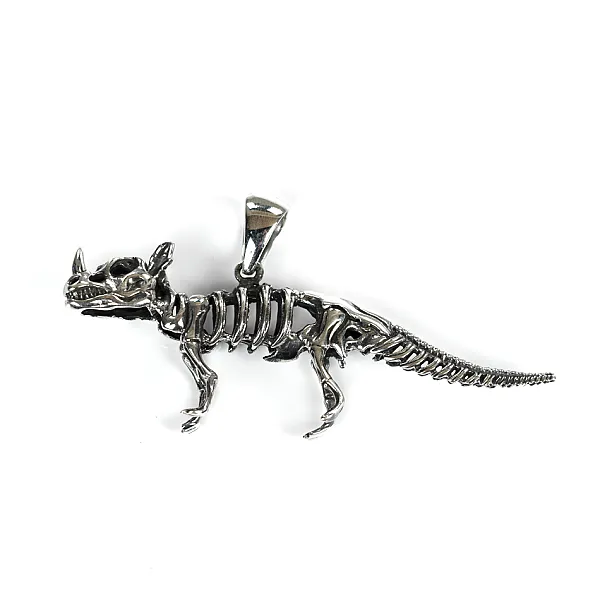 Pandantiv schelet de dinozaur Argint
