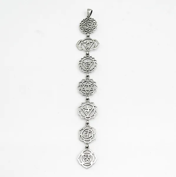Pandantiv simbol chakra L Argint