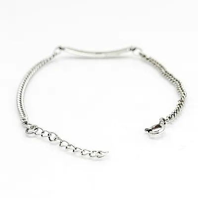 Bratara flexibila placuta friends forever Argint - 4