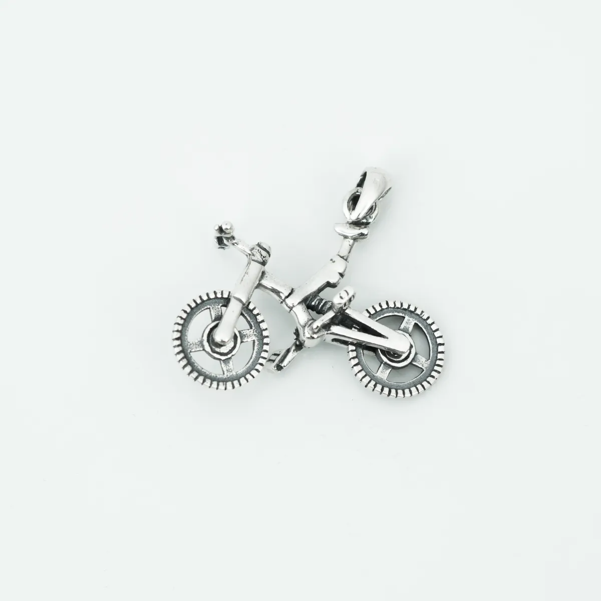 Pandantiv bicicleta enduro xl Argint