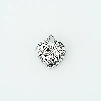 Pandantiv inima caseta broderie m Argint - 2
