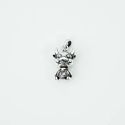 Pandantiv vacuta vesela Argint - 1