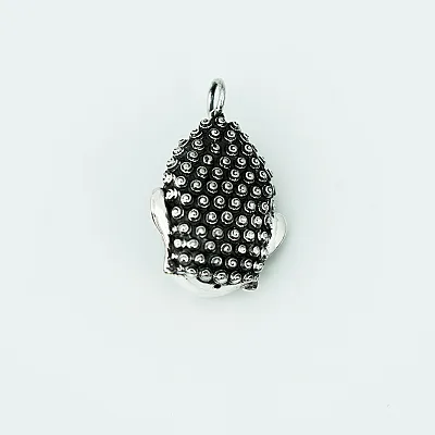 Pandantiv cap Budha xl Argint - 3