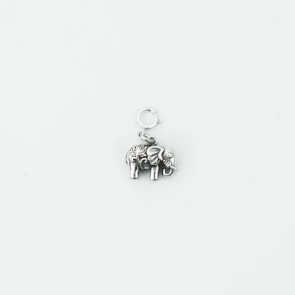 Pandantiv mini elefant grasut Argint