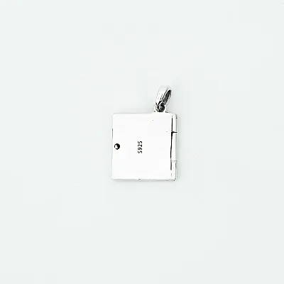 Pandantiv carte inima Argint - 2