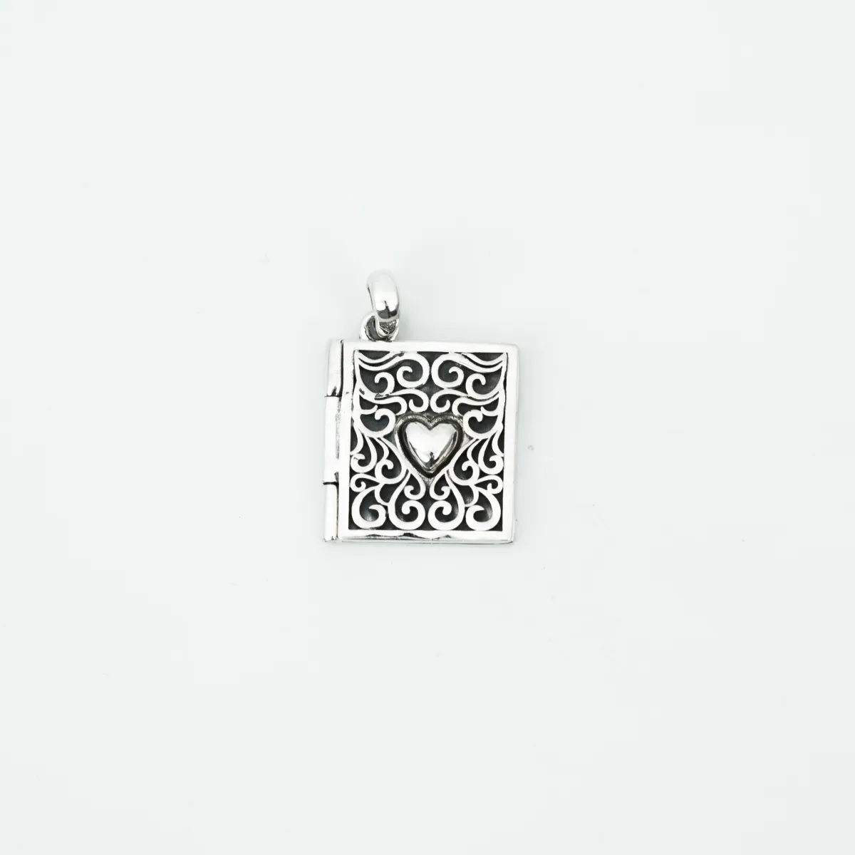 Pandantiv carte inima Argint