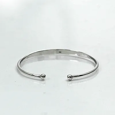 Bratara fixa simpla aplatizata 2*4mm Argint - 4