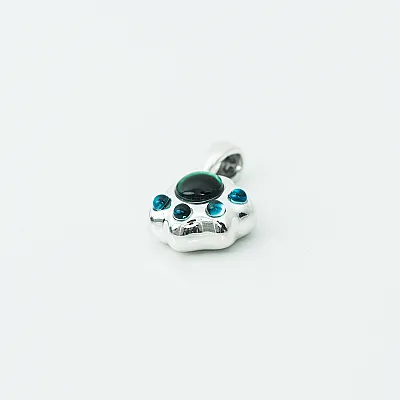 Pandantiv labuta de catel color Argint - 2