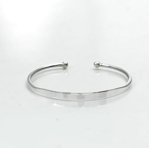 Bratara fixa simpla aplatizata 2*4mm Argint