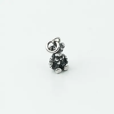 Pandantiv mini ursulet papion xs Argint - 2